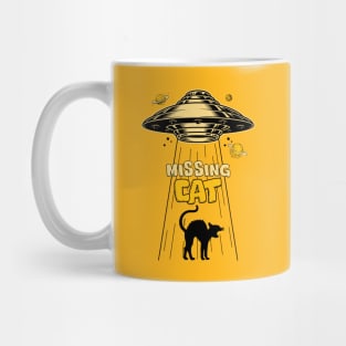 UFO and cat Mug